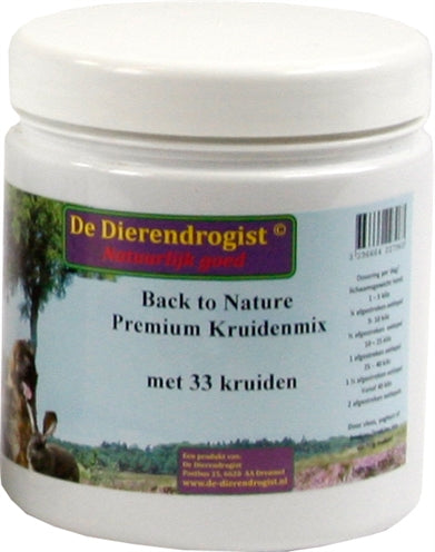 Dierendrogist Tierchemiker Back To Nature Premium-Kräutermischung Mit 33 Kräutern